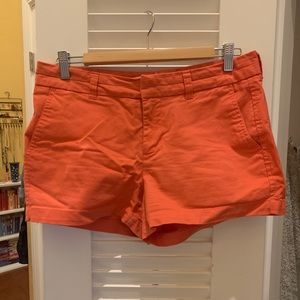 Orange Khaki Shorts